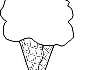 320x240 images of ice cream cones to color icecream cone drawing