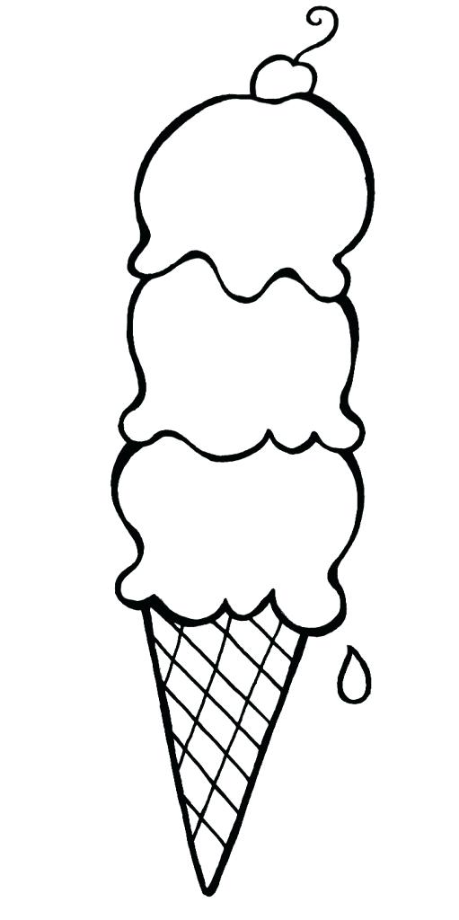 511x1024 ice cream cone clip art ice cream cone line drawing
