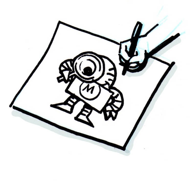 793x754 Draw Distorted Pictures That Reveal Themselves In A Curved Mirror