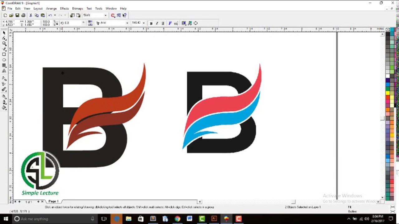 1280x720 Create Your Own Logo Using Corel Draw