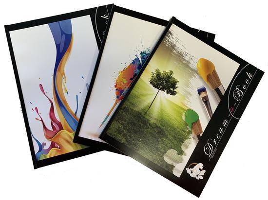 550x412 Pages Large Blank Books Paperback Sketch Books For Drawing