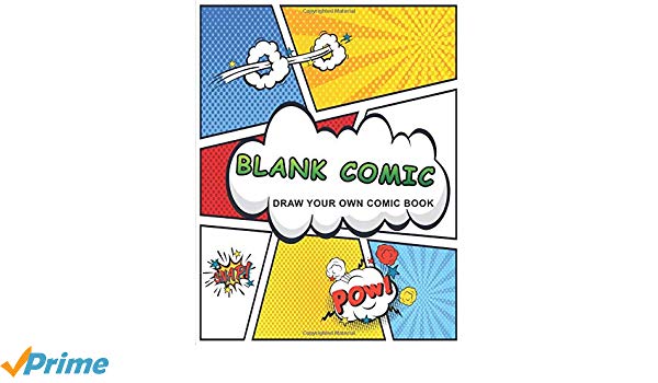 600x350 Draw Your Own Comic Blank Comic Book For Kids Create Your Own