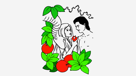 454x255 Top Freeprintable Adam And Eve Coloring Pages Online