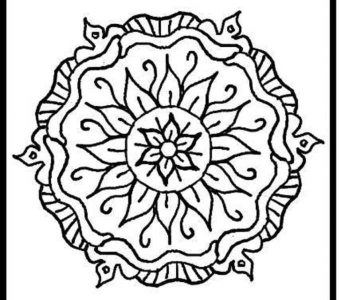 678x600 Creative Brain Drawing