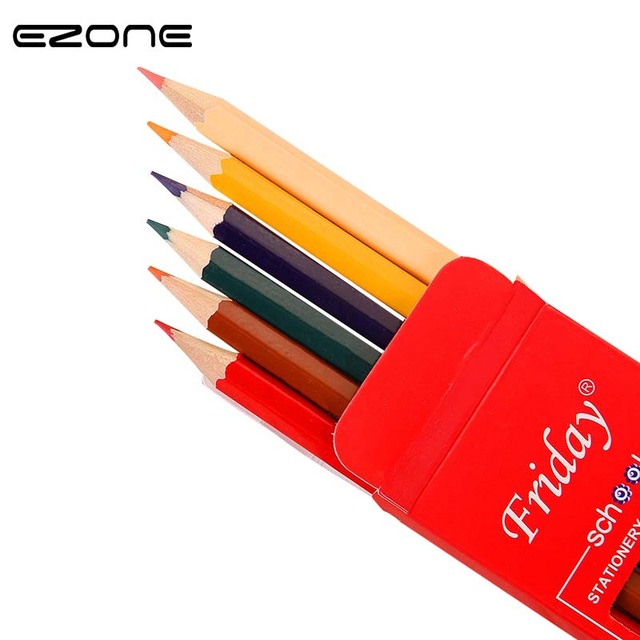 640x640 Ezone Simple Style Drawing Pencils Kawaii Candy Color Rainbow Pen