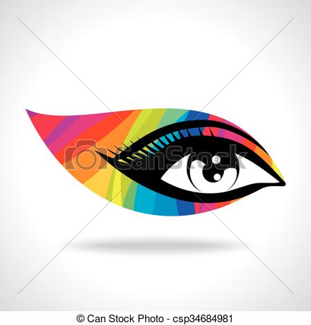 450x470 Colourful Creative Eye