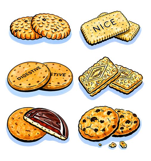 507x540 Biscuits, Creative Eye Britsh Tea Party Food Drawing, Dessert
