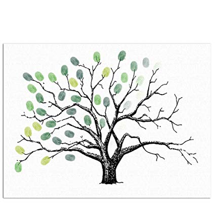 425x425 Little Rock Fingerprint Tree Creative Wedding Party