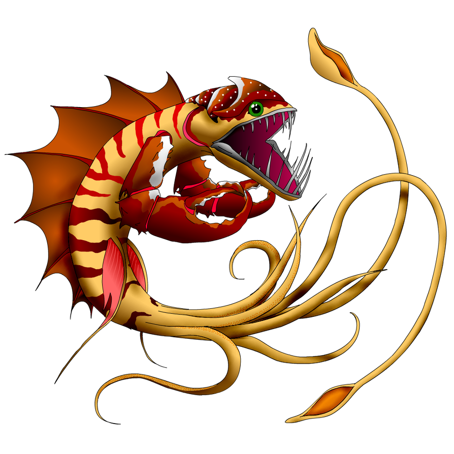 894x894 Creature Drawing