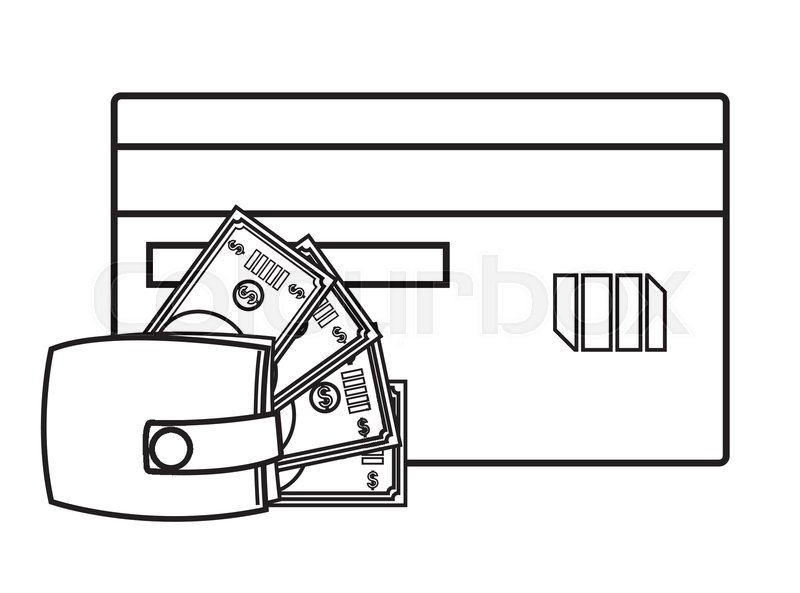 800x593 Credit Card Isolated Icon Vector Stock Vector Colourbox