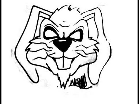 480x360 How To Draw A Evil Rabbit