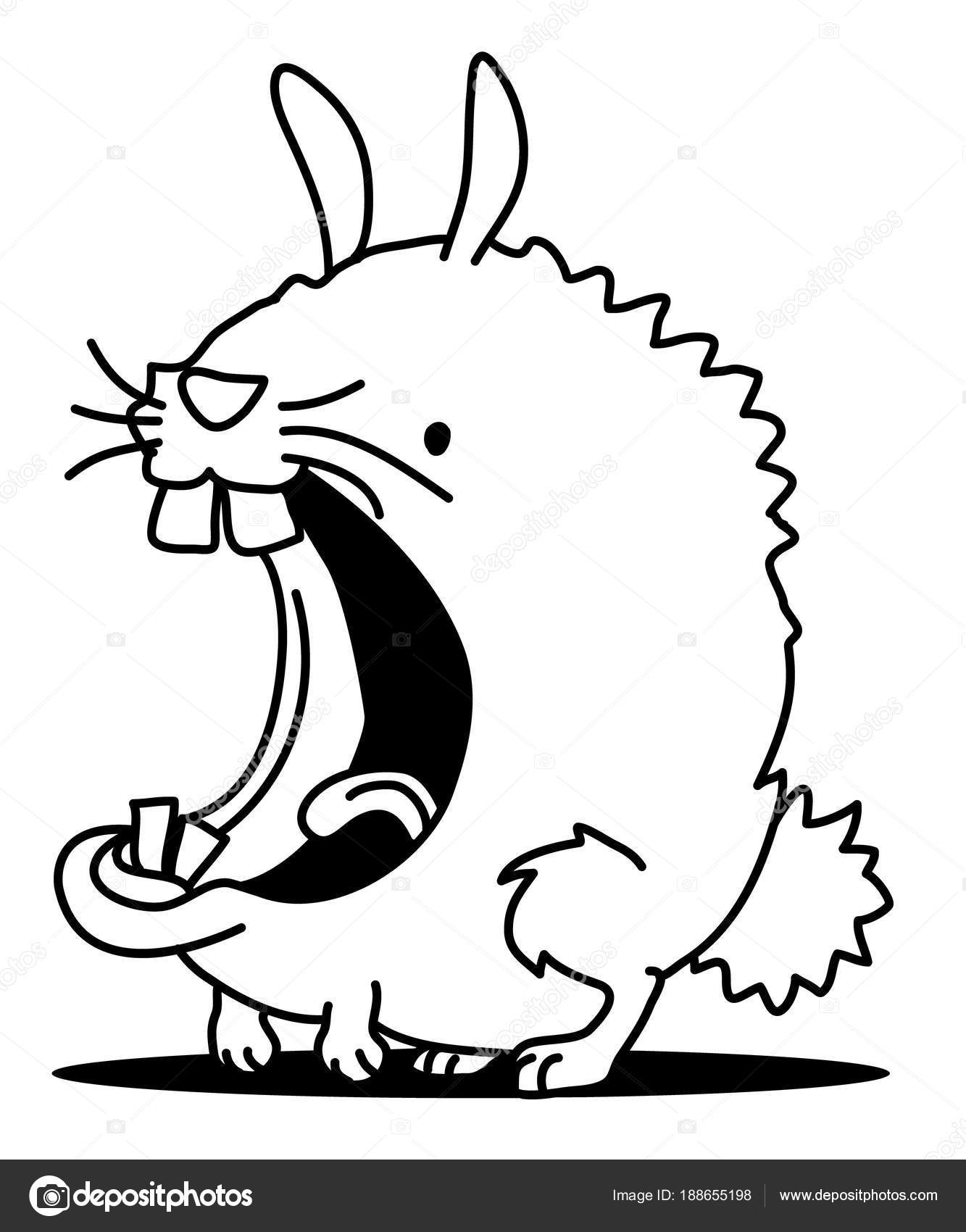 1333x1700 Bunny Drawing Line For Free Download