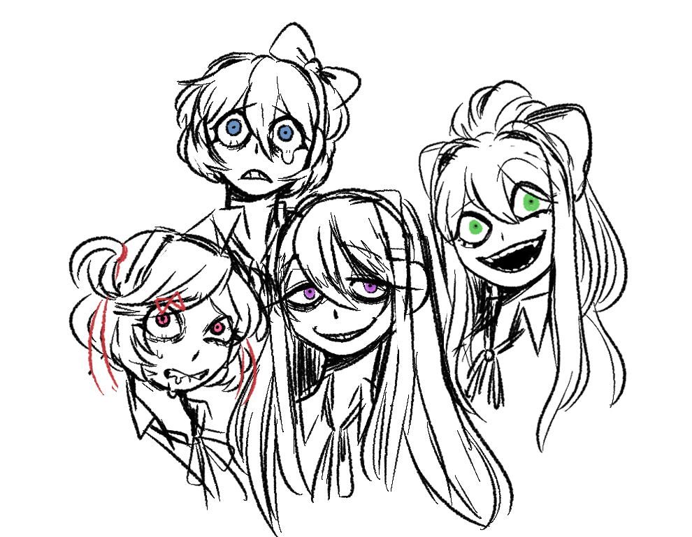 990x769 gamer drawing creepy for free download