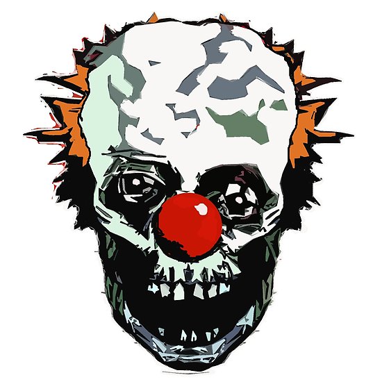 550x550 Creepy Clown Posters