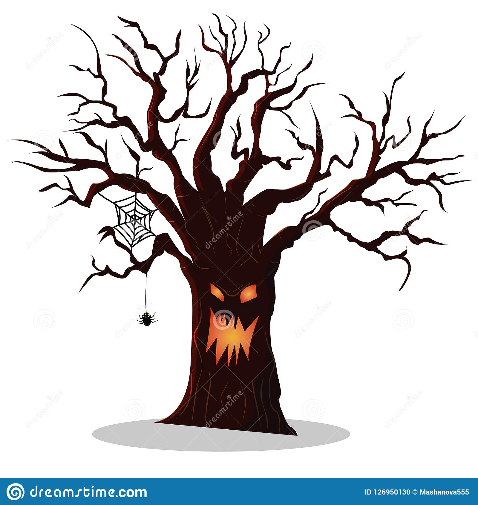 1600x1690 Huge Collection Of 'scary Tree Drawing' Download More Than