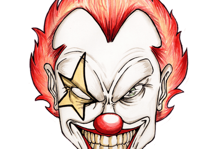 450x300 Collection Of Free Joker Drawing Creepy Download On Ui Ex