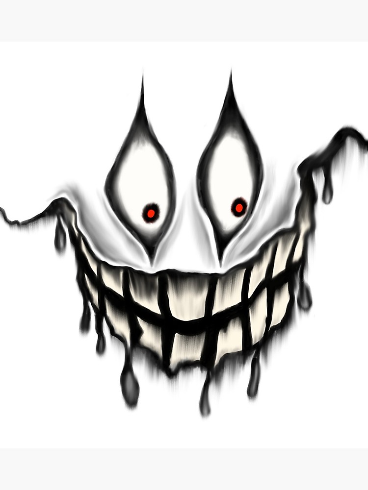 Creepy Face Drawing | Free download on ClipArtMag