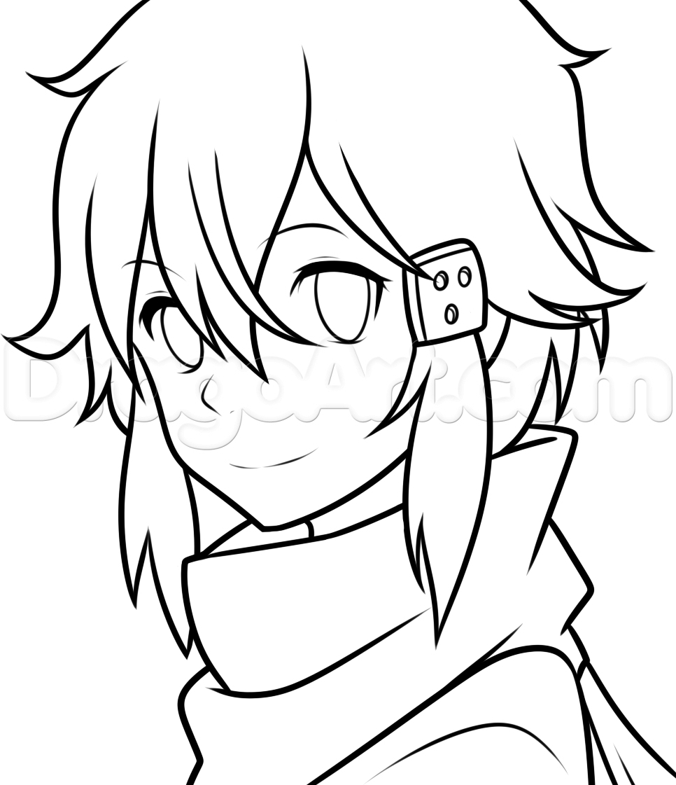 966x1121 Creepypasta Characters To Draw Step