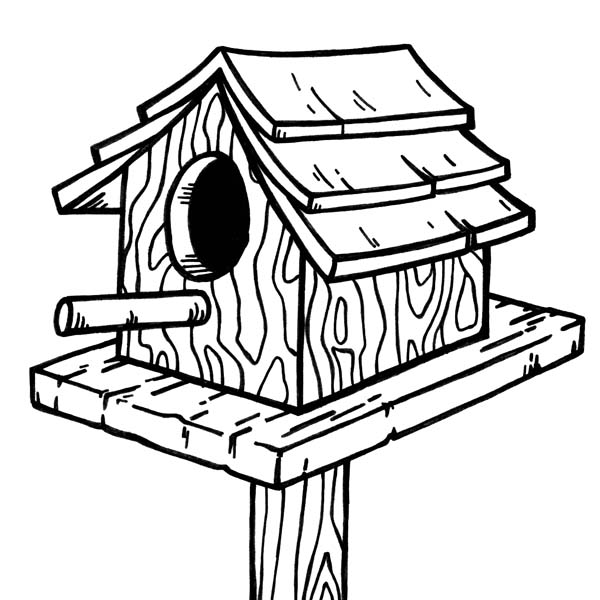 600x600 House Drawing Clipart