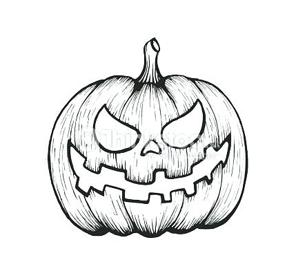 429x402 Halloween Pumpkins To Draw