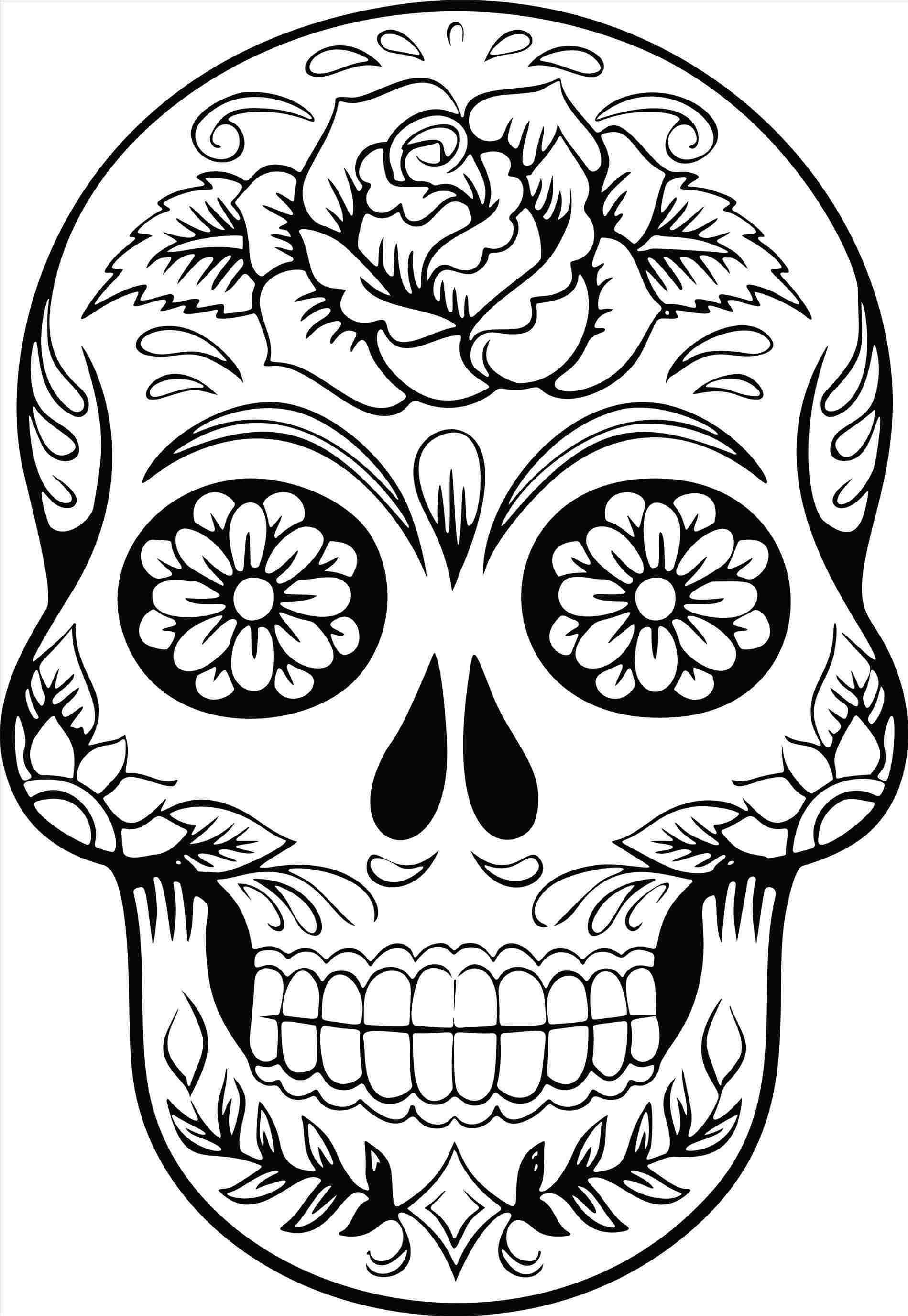 1899x2750 Sugar Skull Creepy Drawings