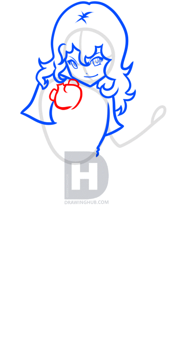 350x720 How To Draw Sally And Charlie From Creepy Pasta, Step