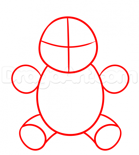 467x520 Step How To Draw A Scary Teddy Bear