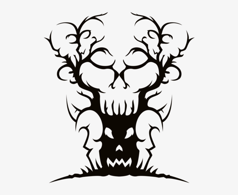 820x673 Scary Spooky Tree Png Clipart Image