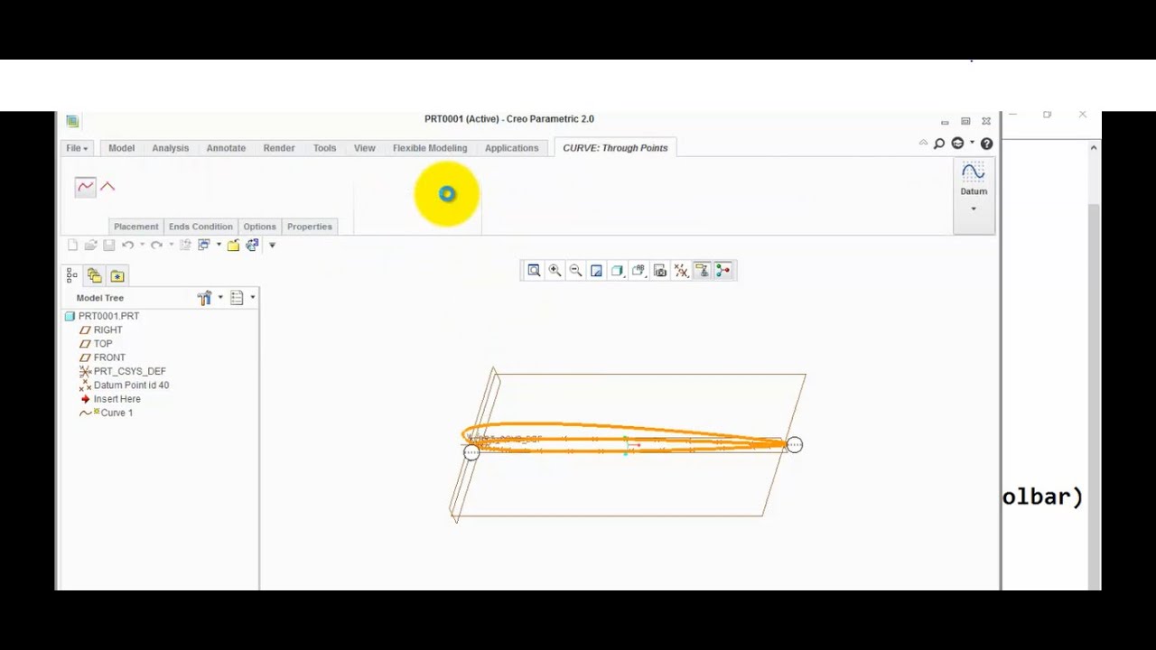 creo 3d drawing