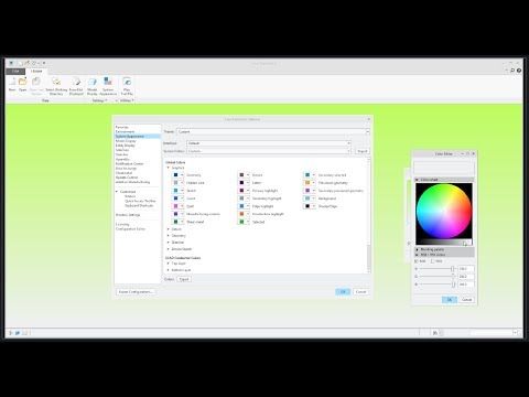 480x360 ptc creo tutorial how to change the default appearance