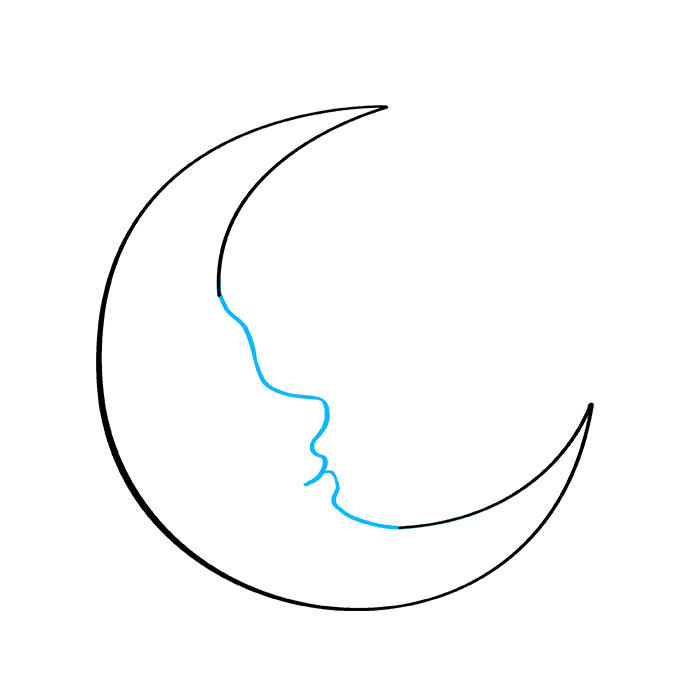 680x678 How To Draw A Crescent Moon