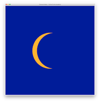 334x340 Tutorial Drawing Crescent Moon With Python Turtle Learn