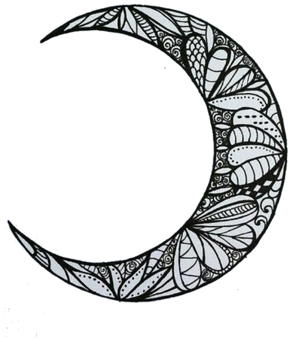 Crescent Moon Drawing | Free download on ClipArtMag