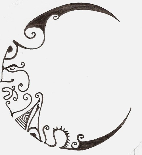500x544 Moon Phases Drawing Tumblr Tattoo