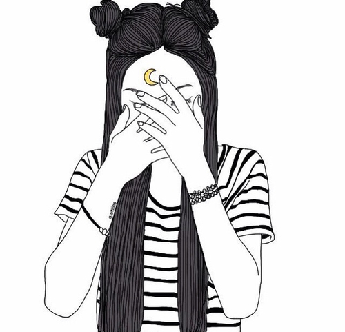 500x481 Tumblr Drawing Moon