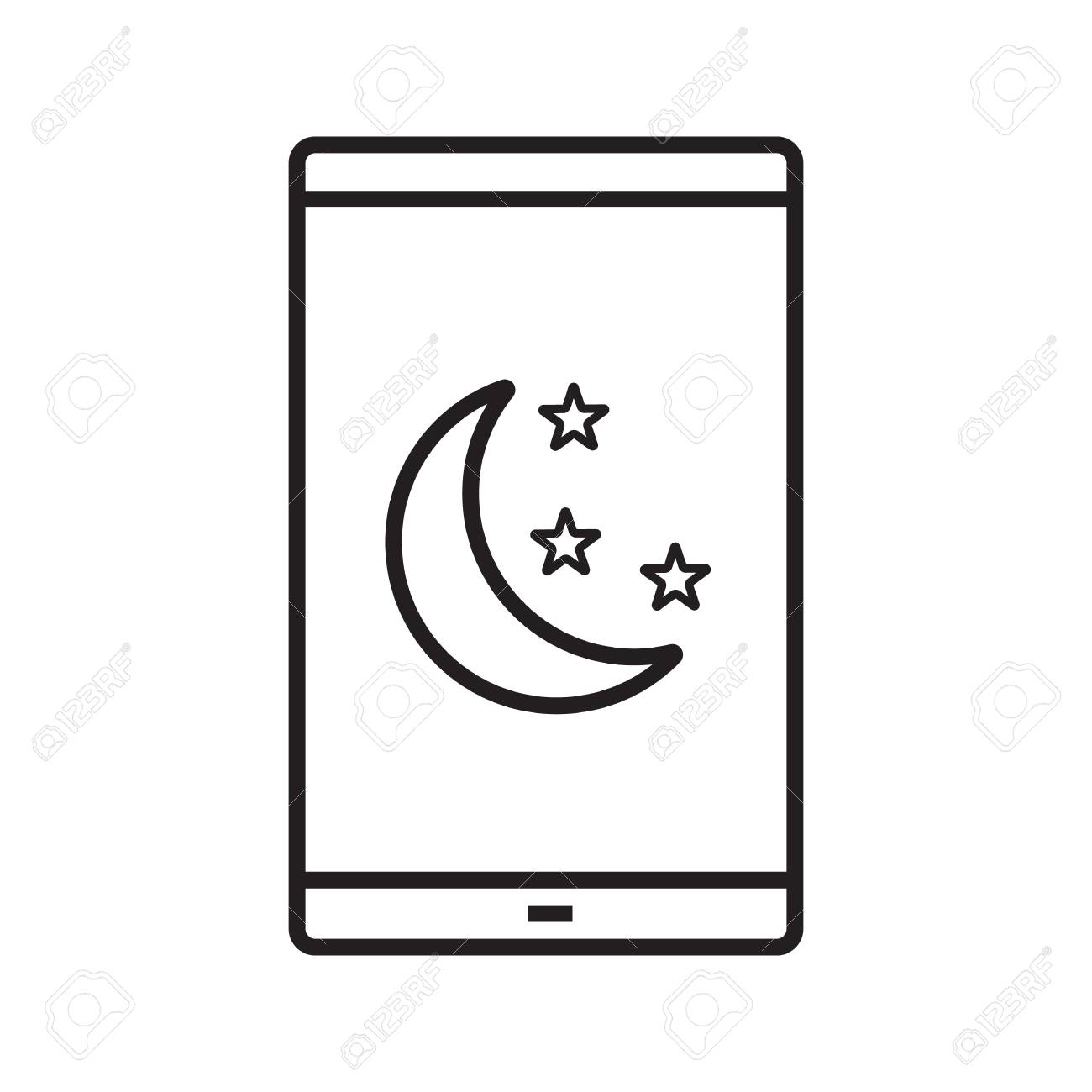 1300x1300 Huge Collection Of 'moon Outline Drawing' Download More Than