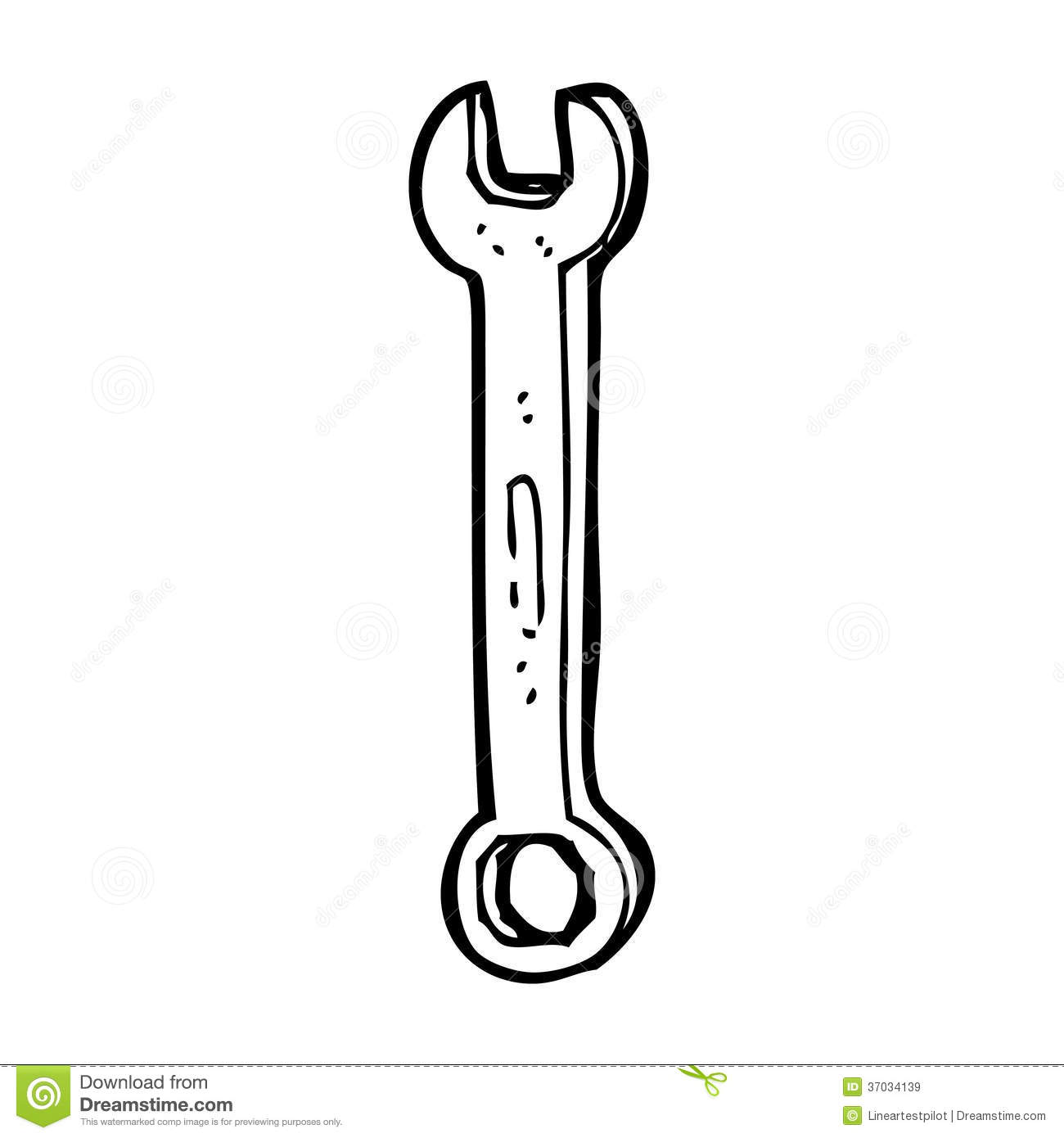 1300x1390 Black And White Wrench Clipart