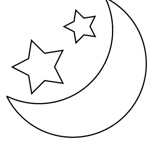 Cresent Moon Drawing | Free download on ClipArtMag