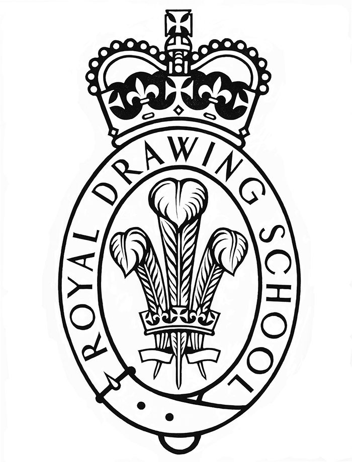 700x920 crest for royal drawing school, morgan studio chris wormell