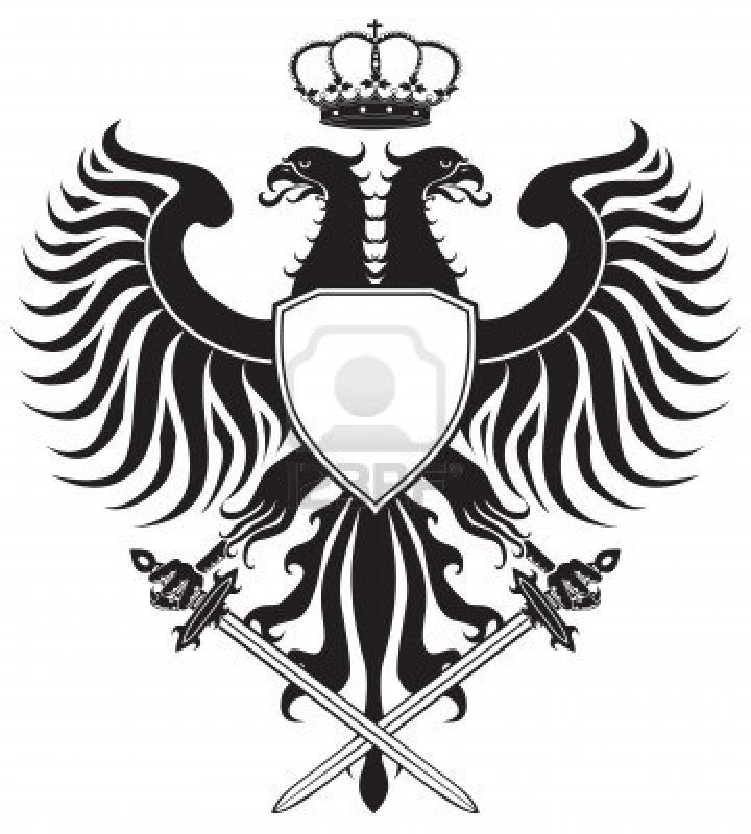 1080x1200 Double Headed Eagle With Crown And Swords Original Eagle Crest