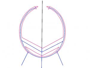 302x227 drawing printout how to draw the cullen family crest from twilight