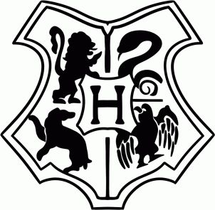 302x295 Hog Warts Crest Drawing Step