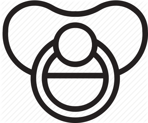 512x425 Collection Of Free Pacifier Drawing Baby Crib Download On Ui Ex