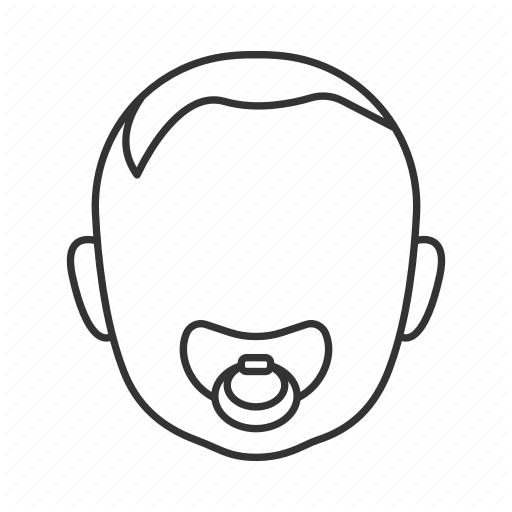 512x512 Crib Drawing Baby Binky Transparent Png Clipart Free Download