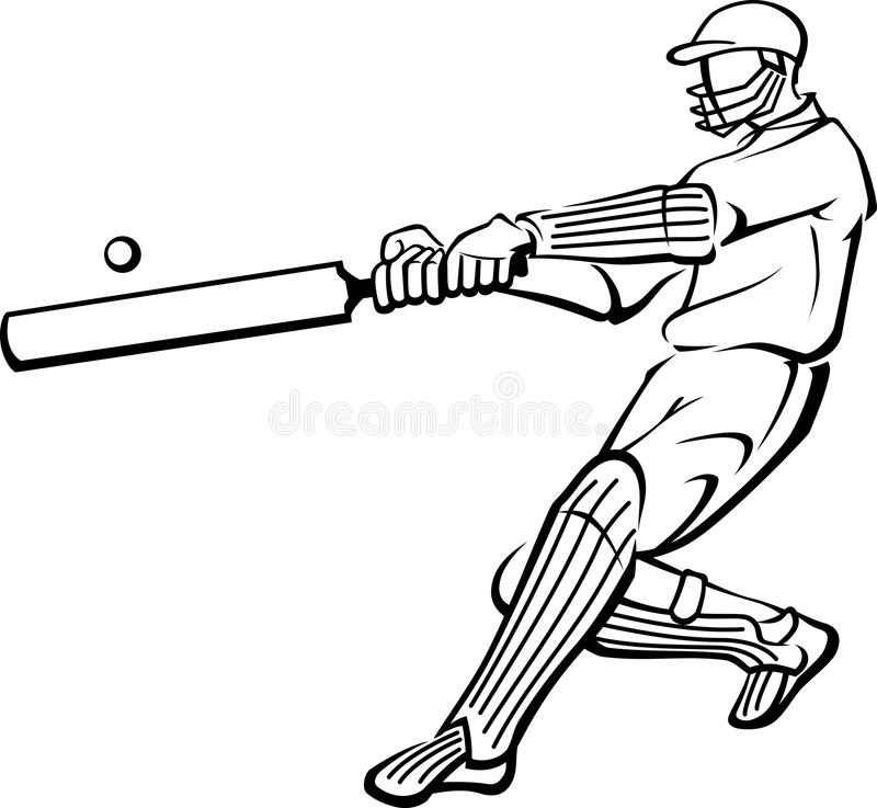 800x737 Cricket Bat Clipart Outline