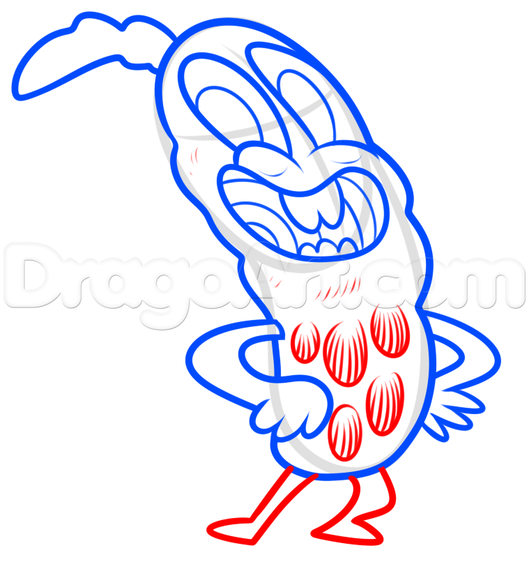 759x819 Draw Banana From Pig Goat Banana Cricket, Step