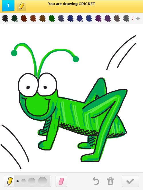 500x667 Cricket Drawings