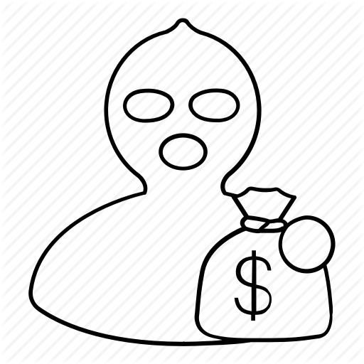 512x512 Collection Of Free Bank Drawing Crime Download On Ui Ex