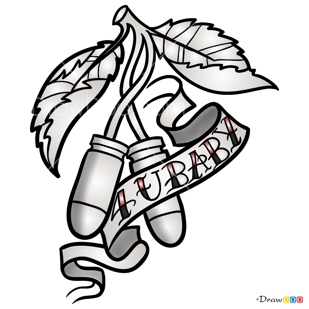 998x997 How To Draw Ammunition, Tattoo Criminal