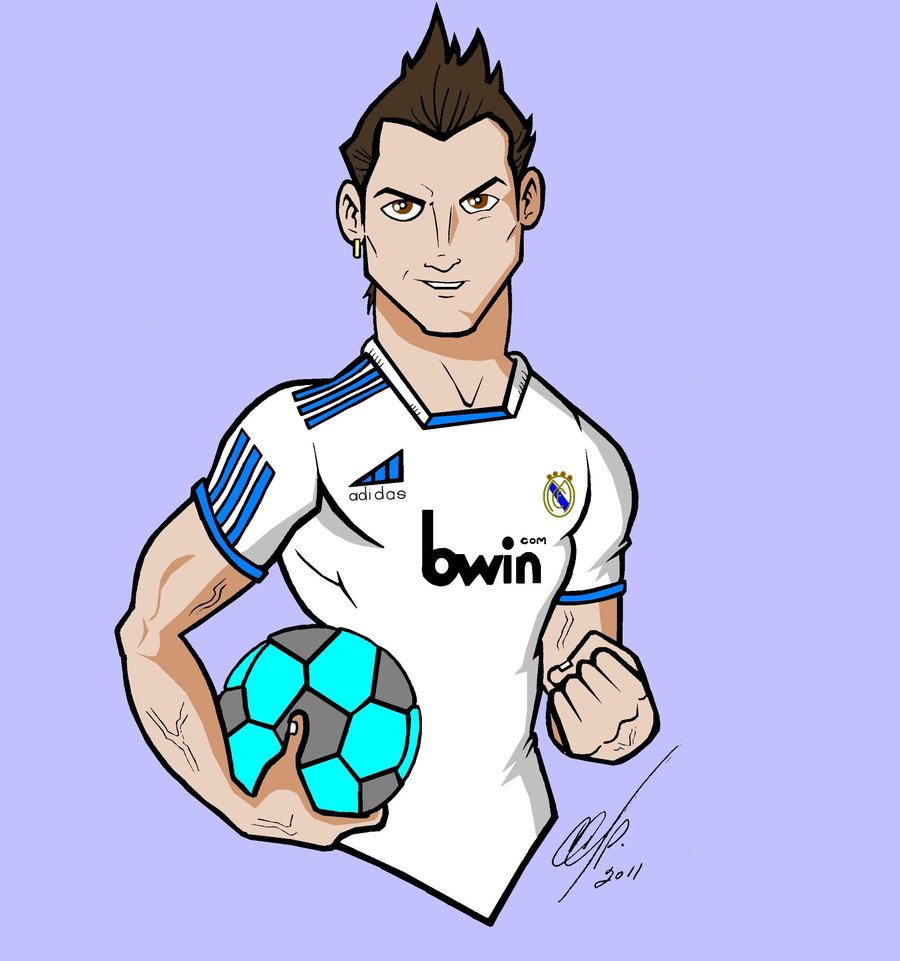 900x961 Cristiano Ronaldo Drawing Easy D'images La Joueur